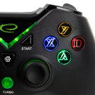Vezeték nélküli kontroller (PC, PS3 XBOX ONE, XBOX SERIES XS) - Esperanza Major EGG112K - Fekete