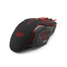 Vezetékes gamer egér - Esperanza Apache EGM403R - Piros