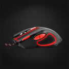Vezetékes gamer egér - Esperanza Hawk EGM401KR - Fekete, Piros