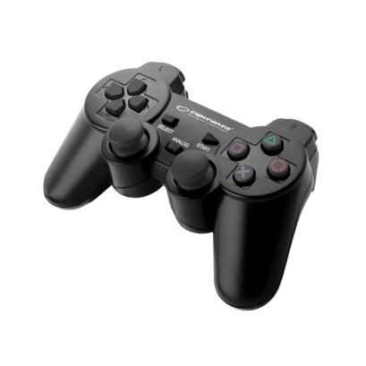 Vezetékes kontroller (PC, PS3) - Esperanza Trooper EGG107K - Fekete