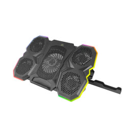 Világító RGB hűtőpad gaming notebookhoz telefontartóval (17) - Esperanza Breva EGC107