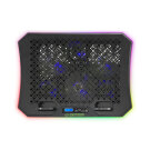 Világító RGB hűtőpad gaming notebookhoz telefontartóval (19) - Esperanza Galerne EGC109