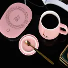 Set Incalzitor Electric pentru Cani, Cana Ceramica, Capac si Lingura