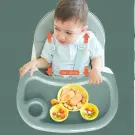Scaun de Masa Bebe 3 in 1 - Reglabil, cu tava