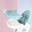 Scaun de Masa Bebe 3 in 1 - Reglabil, cu tava