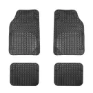 Set Covorase Universale din Cauciuc Auto - 68 x 44 cm / 44 x 34 cm - PVC - Negru