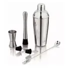 Set Mixer Bar din 6 Piese: Shaker, Suport - pentru Cocktailuri
