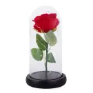 Trandafir Etern cu Iluminare LED - In Cupola de Sticla + Cutie Cadou