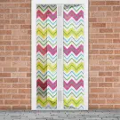 Perdea Magnetică pentru Ușă cu Model Zigzag - 100 x 210 cm