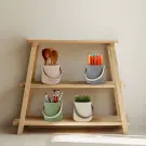 Coș Decorativ cu Mâner - 4 Culori - 11 x 18 cm