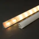 Profil de Aluminiu LED Colț - 2000 x 16 x 16 mm