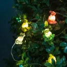 Ghirlandă LED - Iepuraș - 2 m - 20 LED-uri - 2 x AA