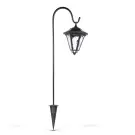 Lampă Solară cu LED pentru Grădină, Candelabru, 80 cm, Negru, Alb Rece