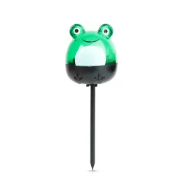 Lampă Solară LED în Formă de Broască - Lumină Rece Albă, Verde, 150 x 50 x 50 mm