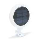 Lampă Solara pentru Jgheab - 3 LED-uri SMD Alb Rece - Alb - 11 x 2,6 cm