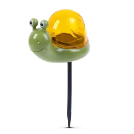 Lumină solară în formă de melc cu LED alb - 10 x 6 x 15 cm