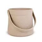 Coș Decorativ cu Mâner - 4 Culori - 11 x 18 cm