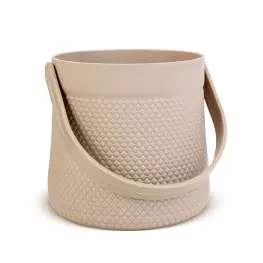 Coș Decorativ cu Mâner - 4 Culori - 11 x 18 cm