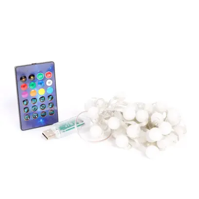 Șir de Lumini Inteligent RGBIC - 5 m - Bluetooth și Mod Muzical - Alimentare USB - IP65
