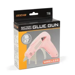 Pistol de lipit cu acumulator - Type-C, 7 mm, 10 W, Roz