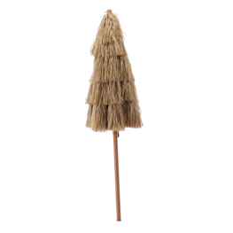 Umbrelă de plajă, stil hawaiian, 155 cm