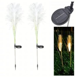 Pampafű LED lámpa dekoráció - 2 darab - 85 cm
