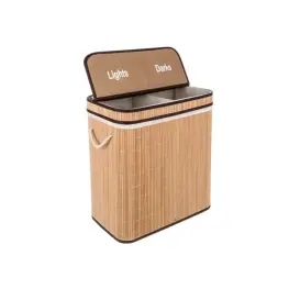 Cos de Rufe din Bambus - 100L - 60 x 54 x 35 cm