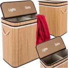 Cos de Rufe din Bambus - 100L - 60 x 54 x 35 cm