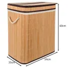 Cos de Rufe din Bambus - 100L - 60 x 54 x 35 cm