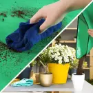 Covoras Impermeabil de Plantare pentru Plante si Flori - 68 x 68 cm