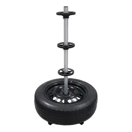Suport Metalic pentru Depozitare 4 Anvelope - Pana la 100 kg - 45 x 45 x 105 cm
