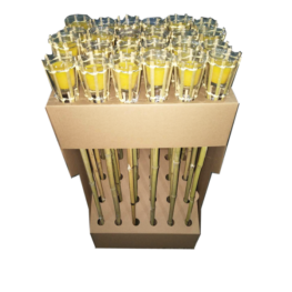 Torță din bambus cu lumânare decorativă de citronella - 1 m