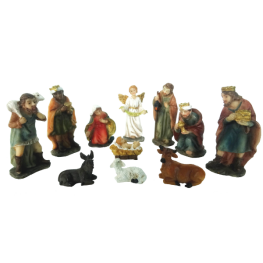 Set complet de 11 figurine de Crăciun - 5,5 cm