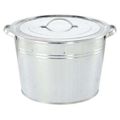 Recipient Conic Zincat pentru Depozitare - 25 L