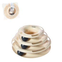 Turn de joacă pentru pisici cu bile - 25 x 13 cm