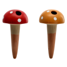 Irigator ceramic pentru udarea plantelor cu model de ciupercă, 8,2 x 16,2 cm - set de 4 bucăți