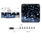 Ghirlandă LED de exterior/interior - 300 de diode - alb rece - 3 + 15 m