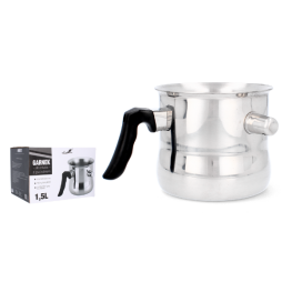 Oală multifuncțională pentru lapte și ceară de albine, cu fluier, 1,5L