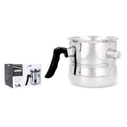 Oală multifuncțională pentru lapte și ceară de albine, cu fluier, 1,5L