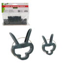Cleme de fixare pentru plante de grădină - 4,5 x 2,8 x 0,6 cm