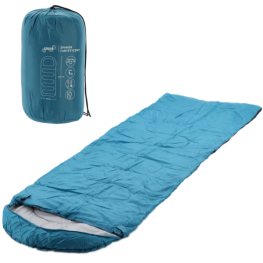 Sac de dormit turistic, 220 x 75 cm, albastru închis