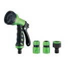 Set pistol de furtun cu 7 funcții și accesorii