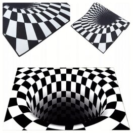 3D optikai illúziós lábtörlő – 