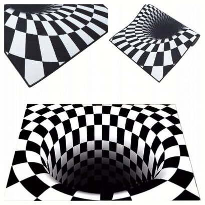 3D optikai illúziós lábtörlő – 