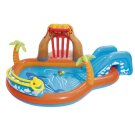 Bestway 53069 Lava Lagoon felfújható vízi játszótér csúszdával – 265 x 265 x 104 cm