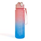 Sport kulacs - 750 ml - opálos - kék-lila színátmenetes