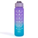 Sport kulacs - 750 ml - opálos - kék-lila színátmenetes