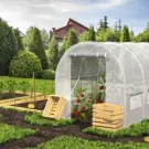 Tunel de grădină pliabil 2x3,5x2 m, multifuncțional – seră JohnGreen