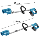 Suflantă Fără Fir pentru Frunze și Zăpadă - 21V, Pliabilă, 2×3000 mAh