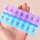 Organizator pentru Medicamente 7 Zile – Compartimente Dimineață/Seară, Plastic